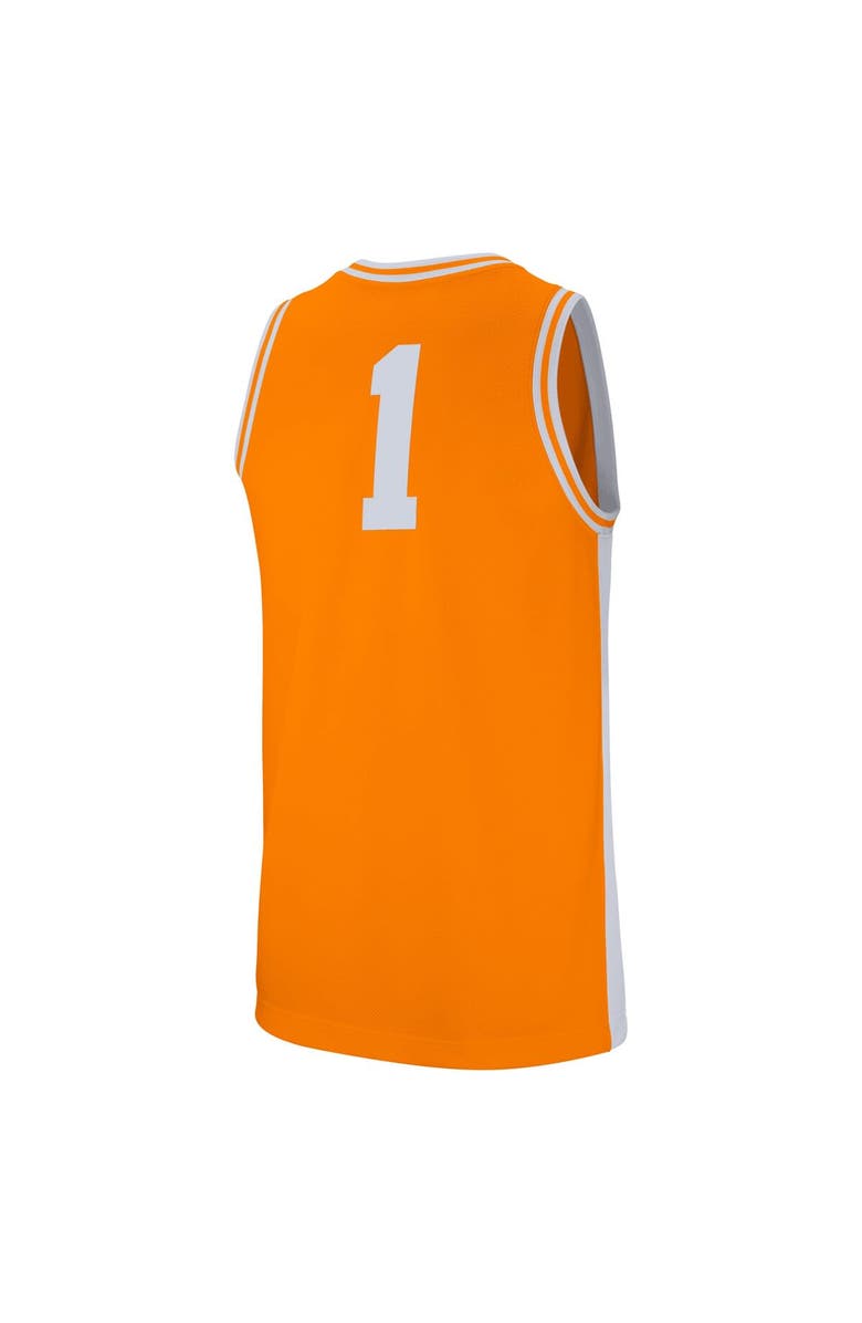 Nike Men's Nike #1 Tennessee Orange Tennessee Volunteers Retro Replica Basketball Jersey, Alternate, color,