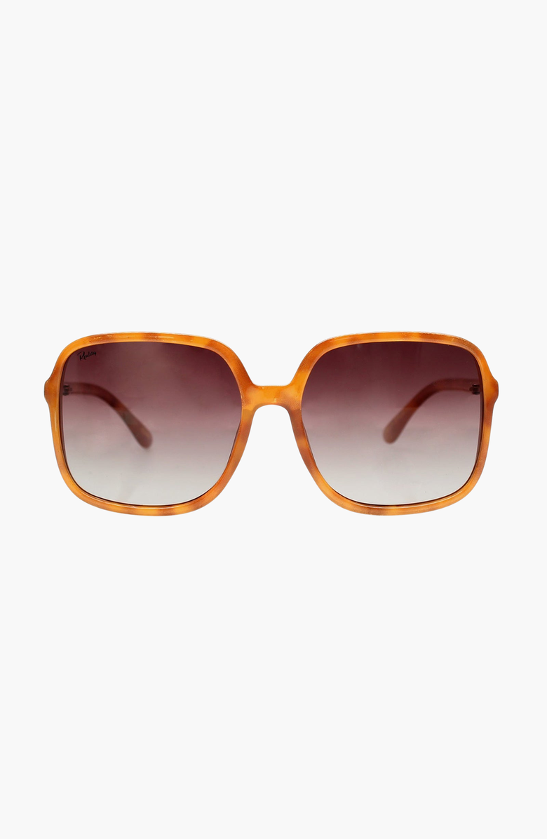 Reality Eyewear Della Spiga Oversized Sunglasses, Main, color, Vintage Turtle