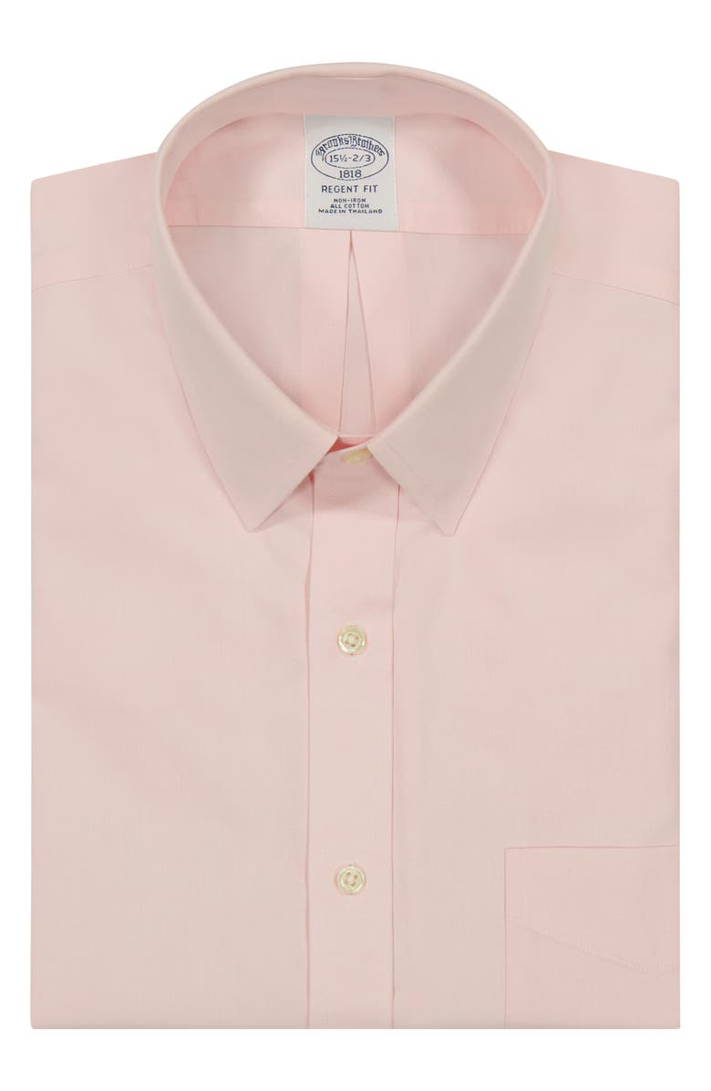 Brooks Brothers Non-Iron Regent Fit Dress Shirt, Main, color, 