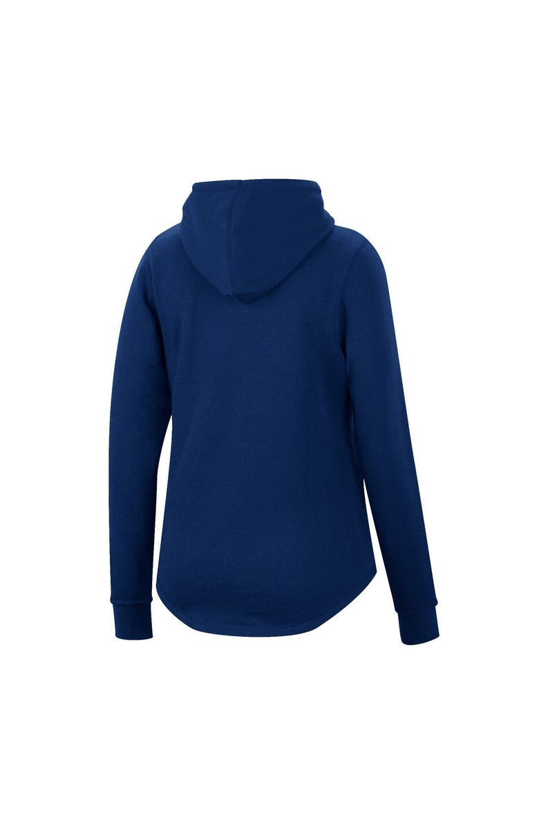 COLOSSEUM Women's Colosseum Navy Auburn Tigers Core Crossover Pullover Hoodie, Alternate, color, 