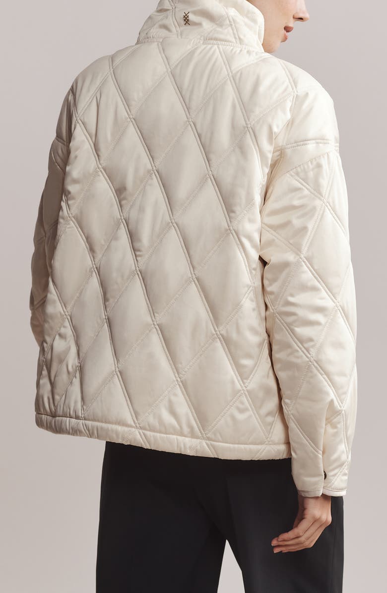 Rhone Dalston Water Repellent Quilted Jacket, Alternate, color, Cream