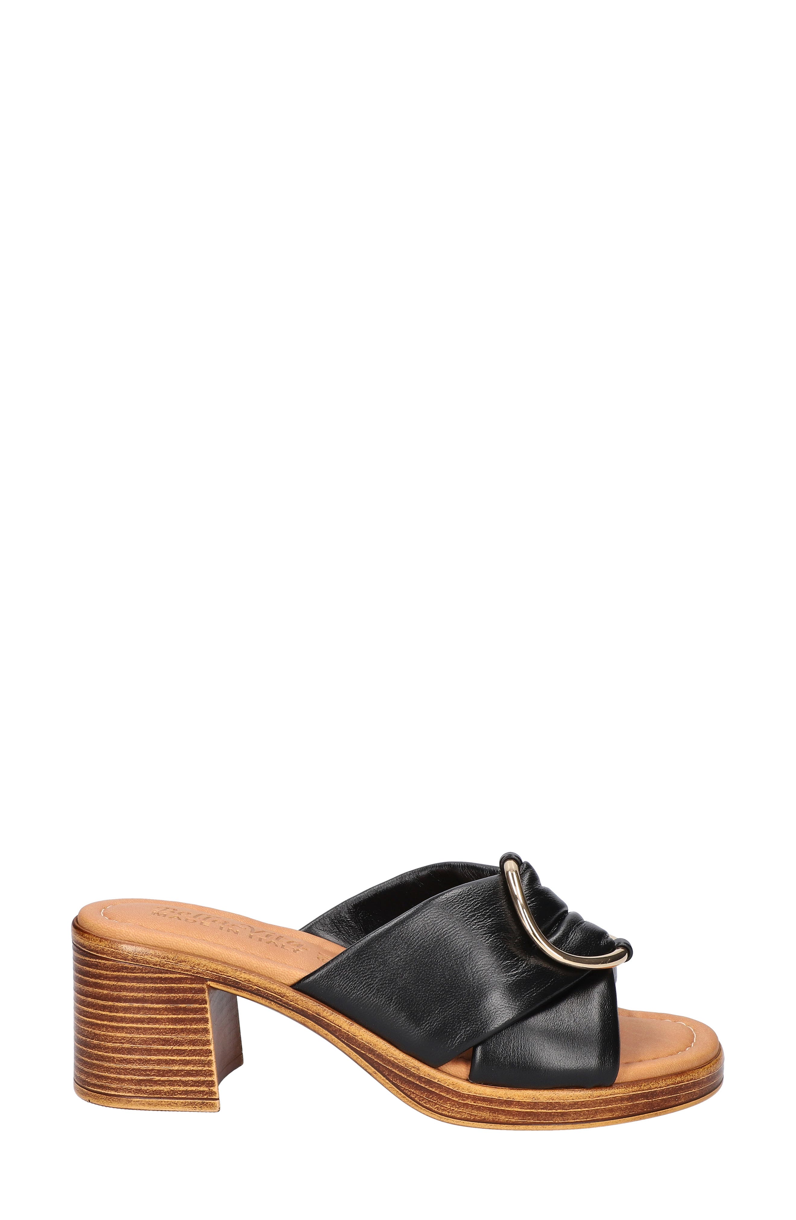 Bella Vita Buckle Slide Sandal, Alternate, color, 