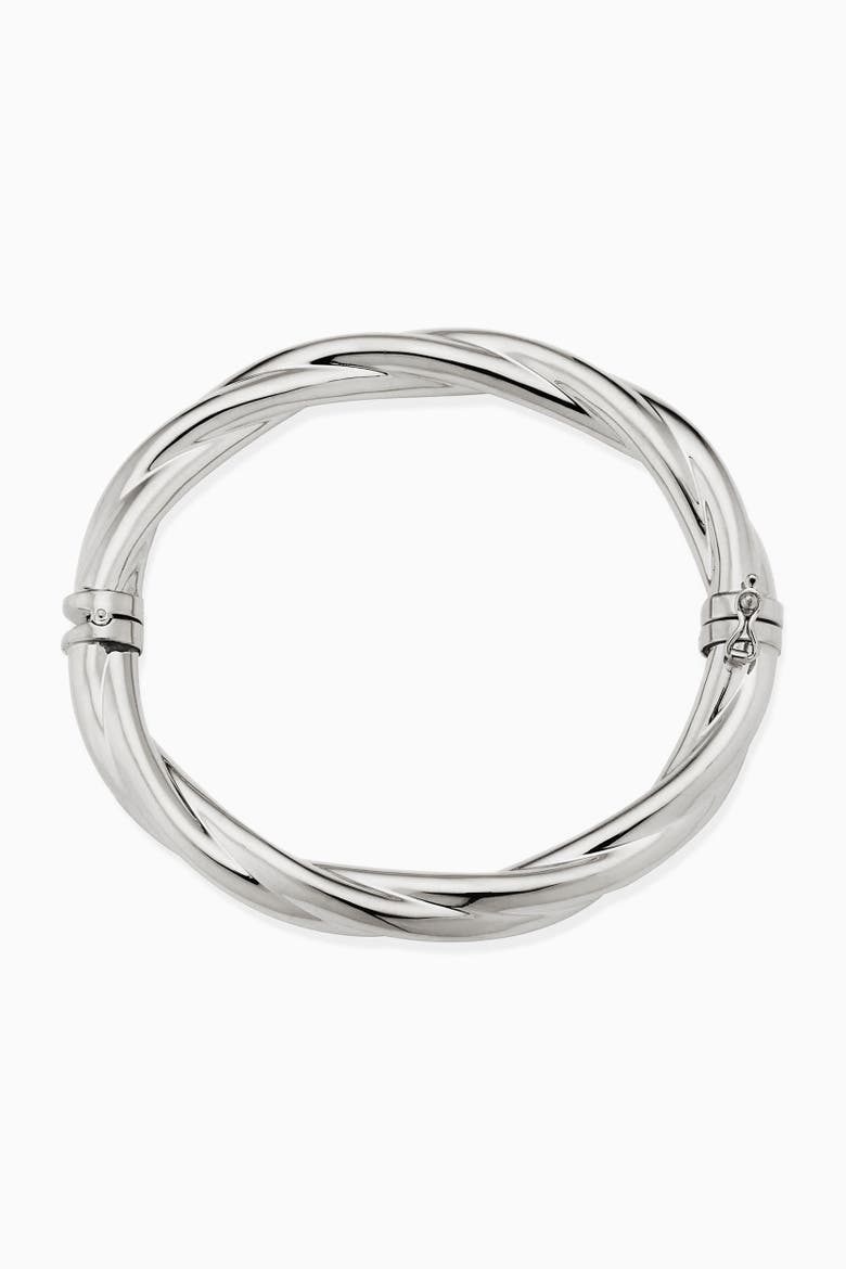 14K Gold Arm Candy Bangle, Alternate, color, White Gold