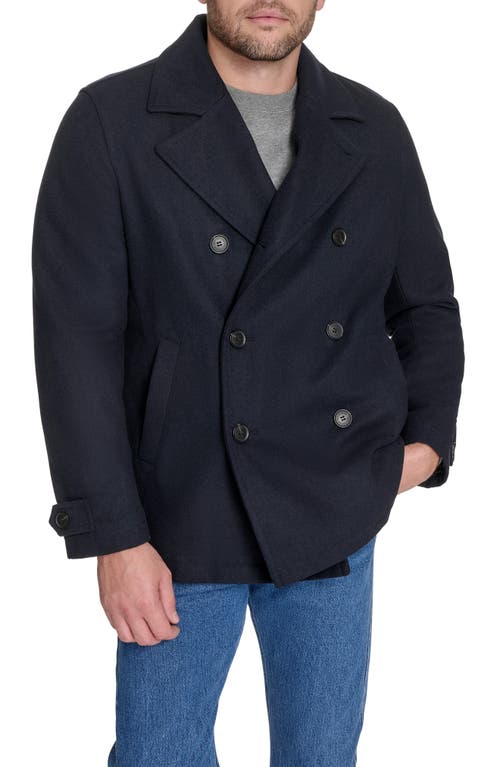 Dockers Mens Midweight Peacoat In Black