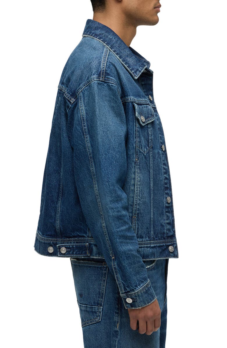 Hudson Jeans Denim Trucker Jacket, Alternate, color, 