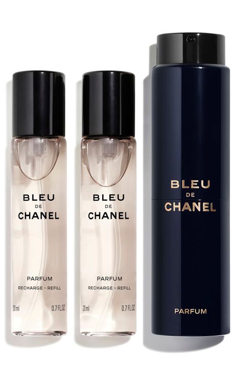 CHANEL BLEU DE CHANEL Parfum Twist & Spray Refill Set, Main, color,