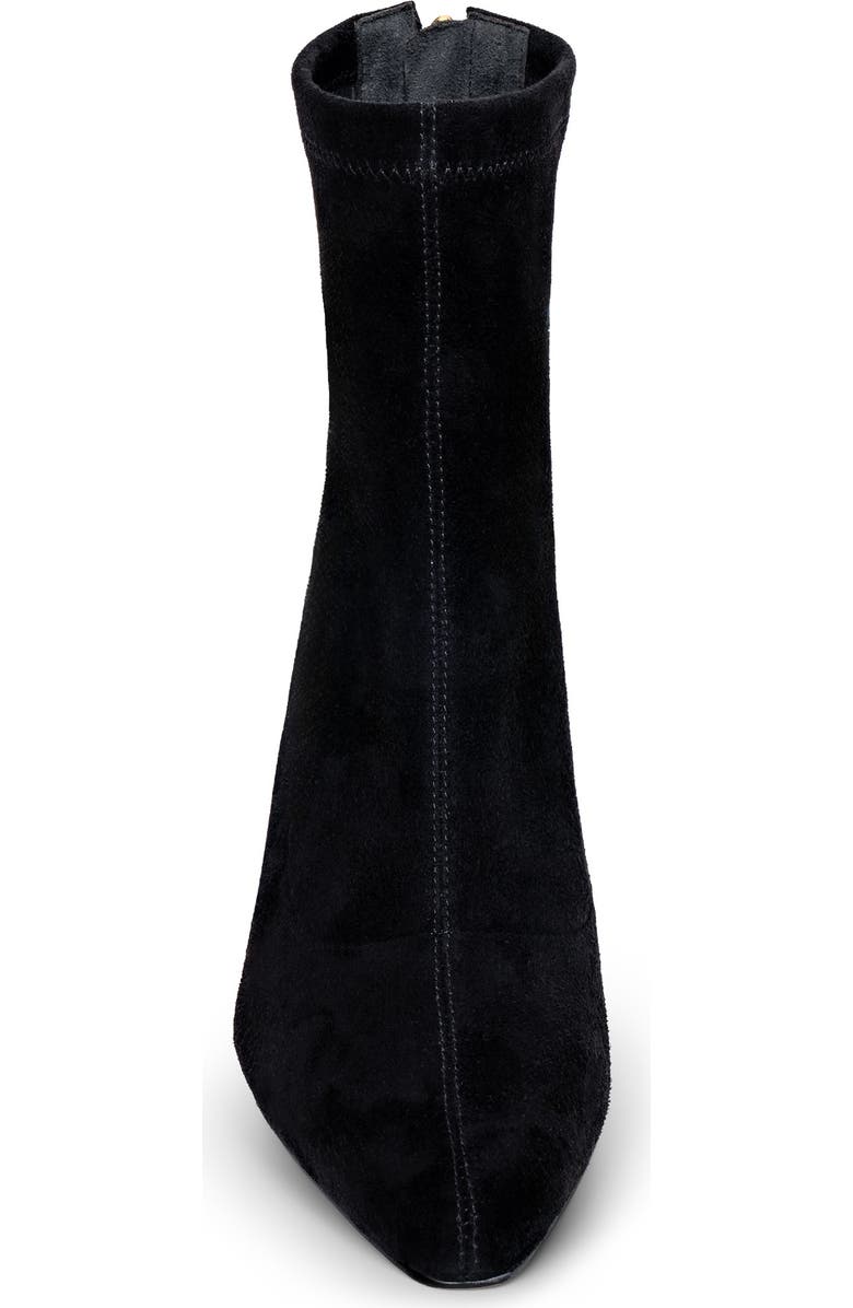 L'AGENCE Salome Bootie, Alternate, color, Black Suede