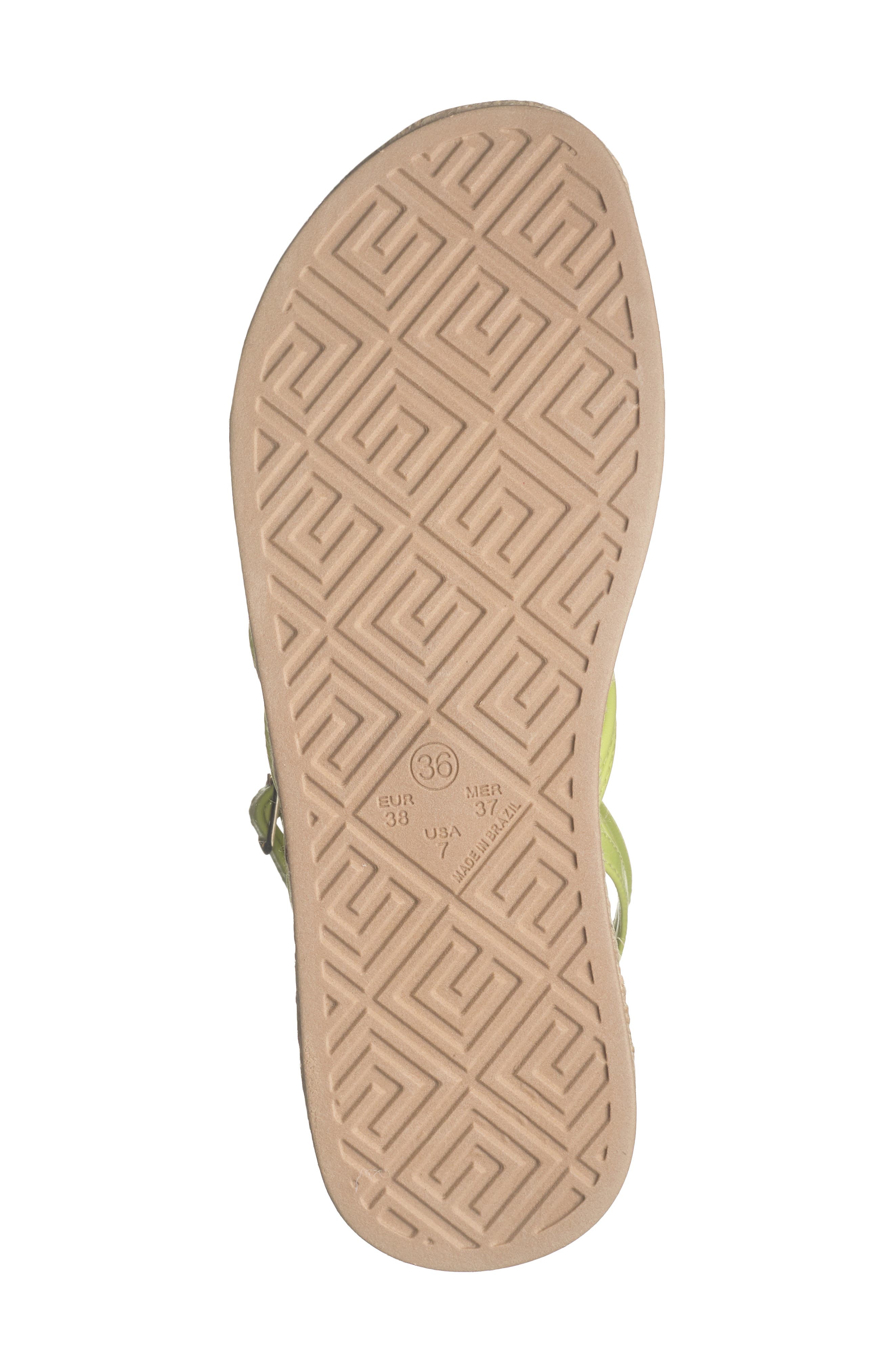 Love Rio Espadrille Wedge Sandal, Alternate, color, Lime Green