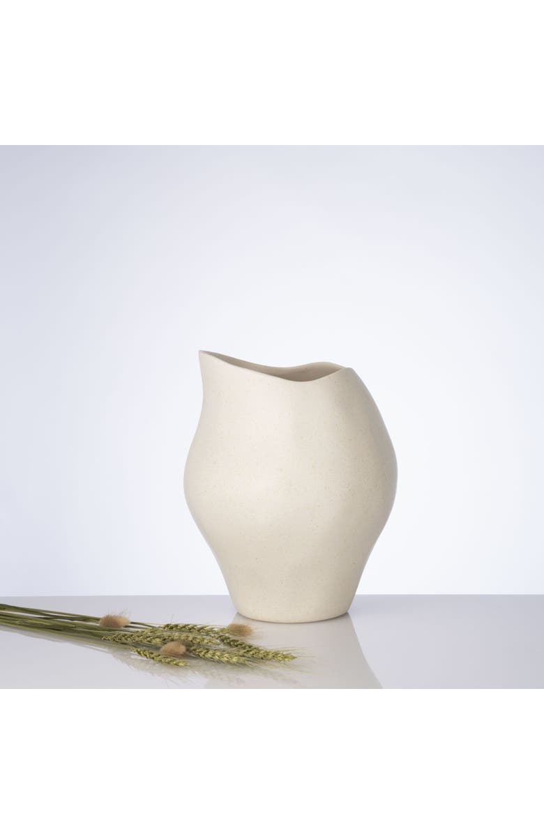 DinaDecor Mosco Vase, Main, color, White