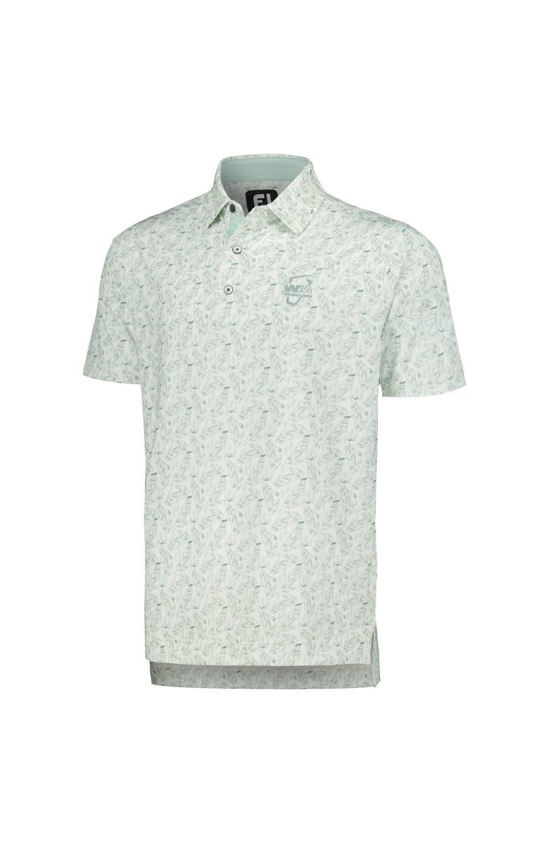 FOOTJOY Men's FootJoy White WM Phoenix Open Polo, Alternate, color, White