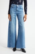 L'AGENCE Beau Seamed High Waist Wide Leg Jeans