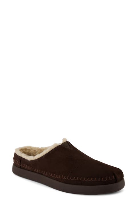 Alpeas Faux Fur Lined Leather Slip-On Shoe