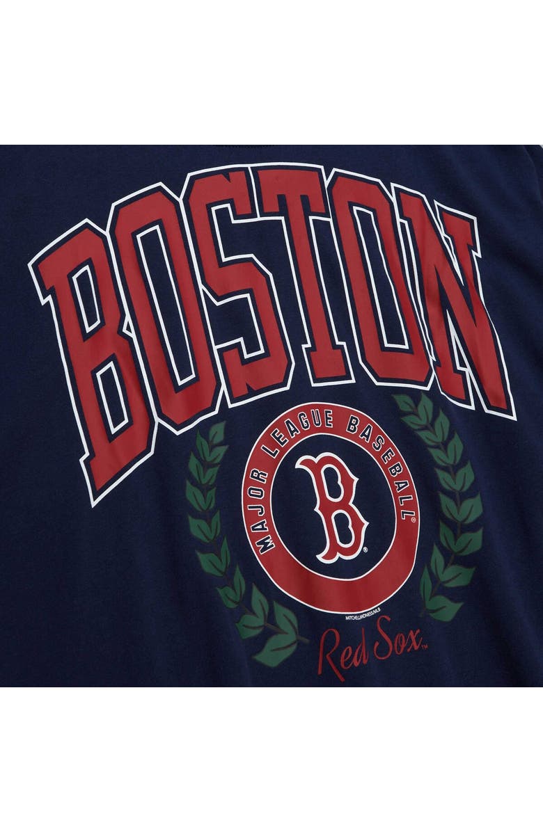 Mitchell & Ness Women's Mitchell & Ness Navy Boston Red Sox Logo Lt 2.0 Pullover Sweatshirt, Alternate, color, Navy