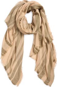 Nordstrom Sheer Stripe Pareo Wrap