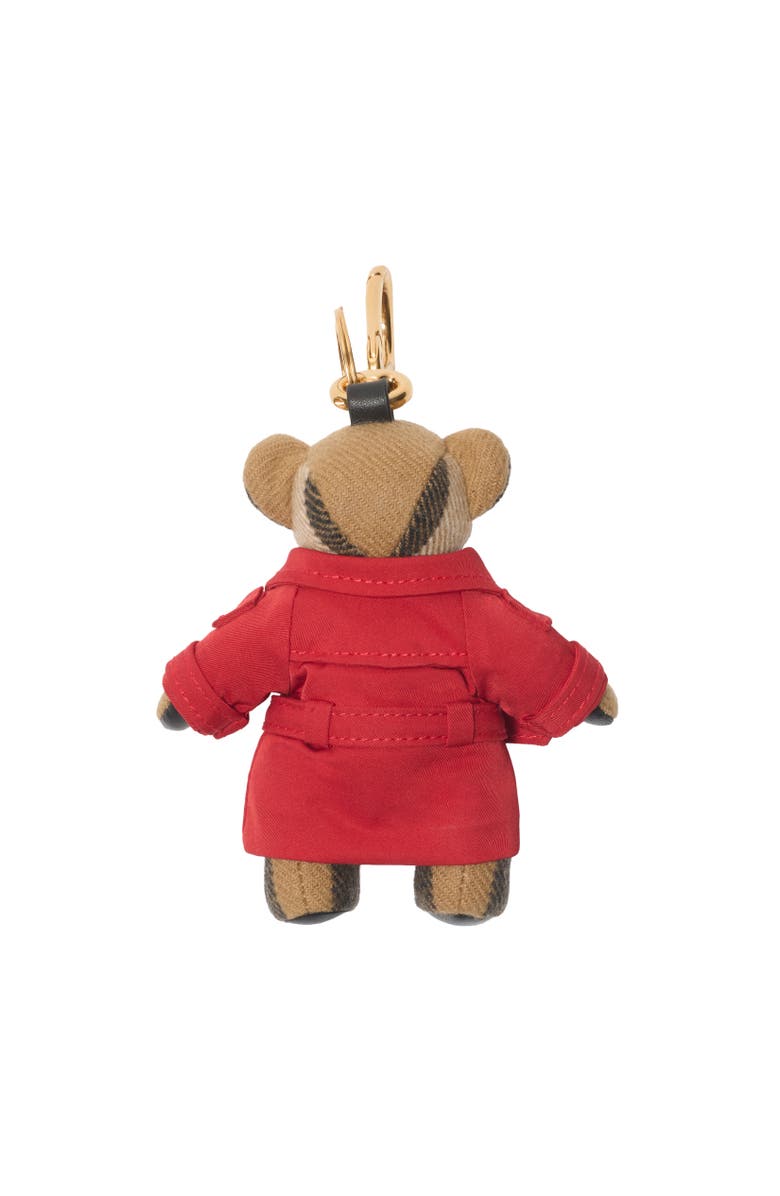Burberry Thomas Bear Charm, Alternate, color, Crayon Red