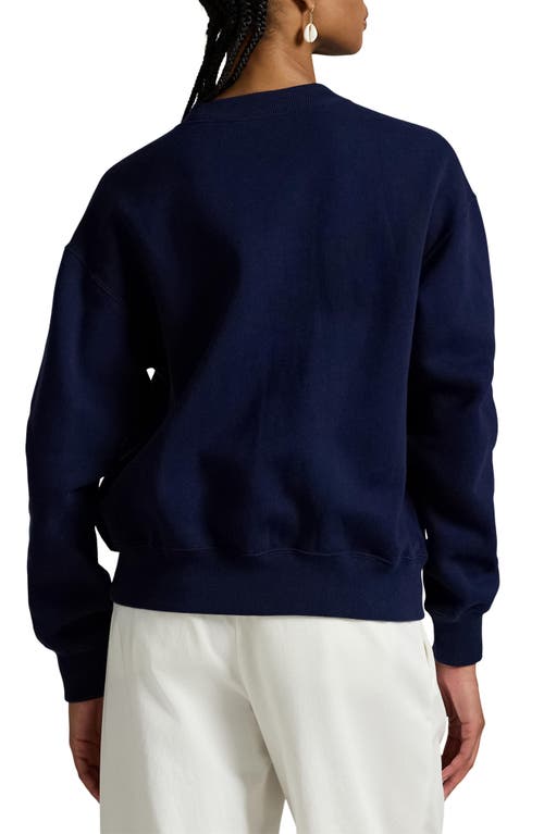 Polo Ralph Lauren Arctic Fleece Sweatshirt In Blue
