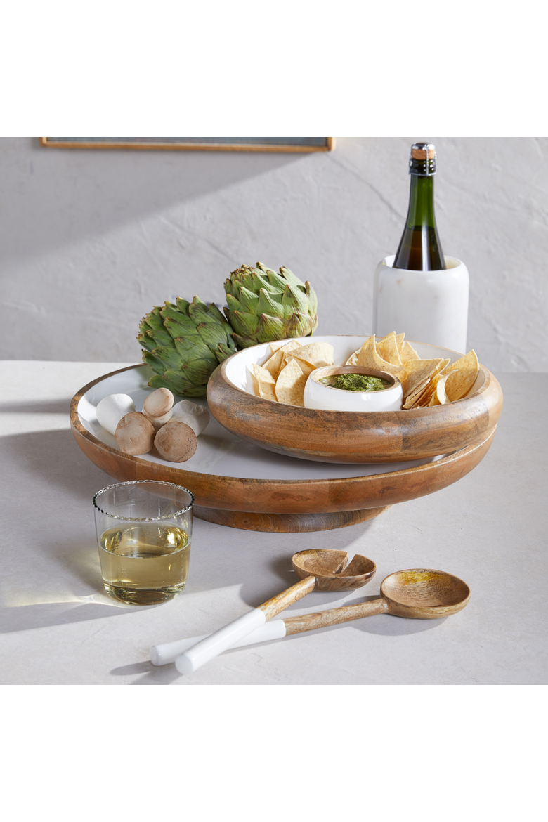 Madras Curva Lazy Susan, Alternate, color, Natural