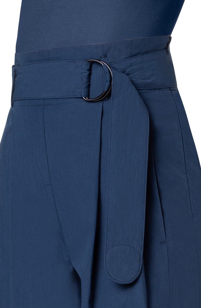 Akris punto Fiorellina Belted Bermuda Shorts, Alternate, color, 