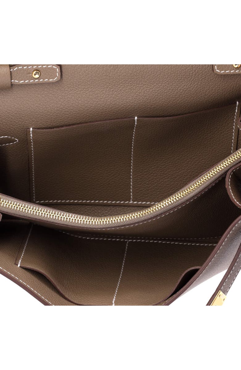 Pre-Owned Hermes Kelly To Go Wallet Evercolor, Alternate, color, Etoupe