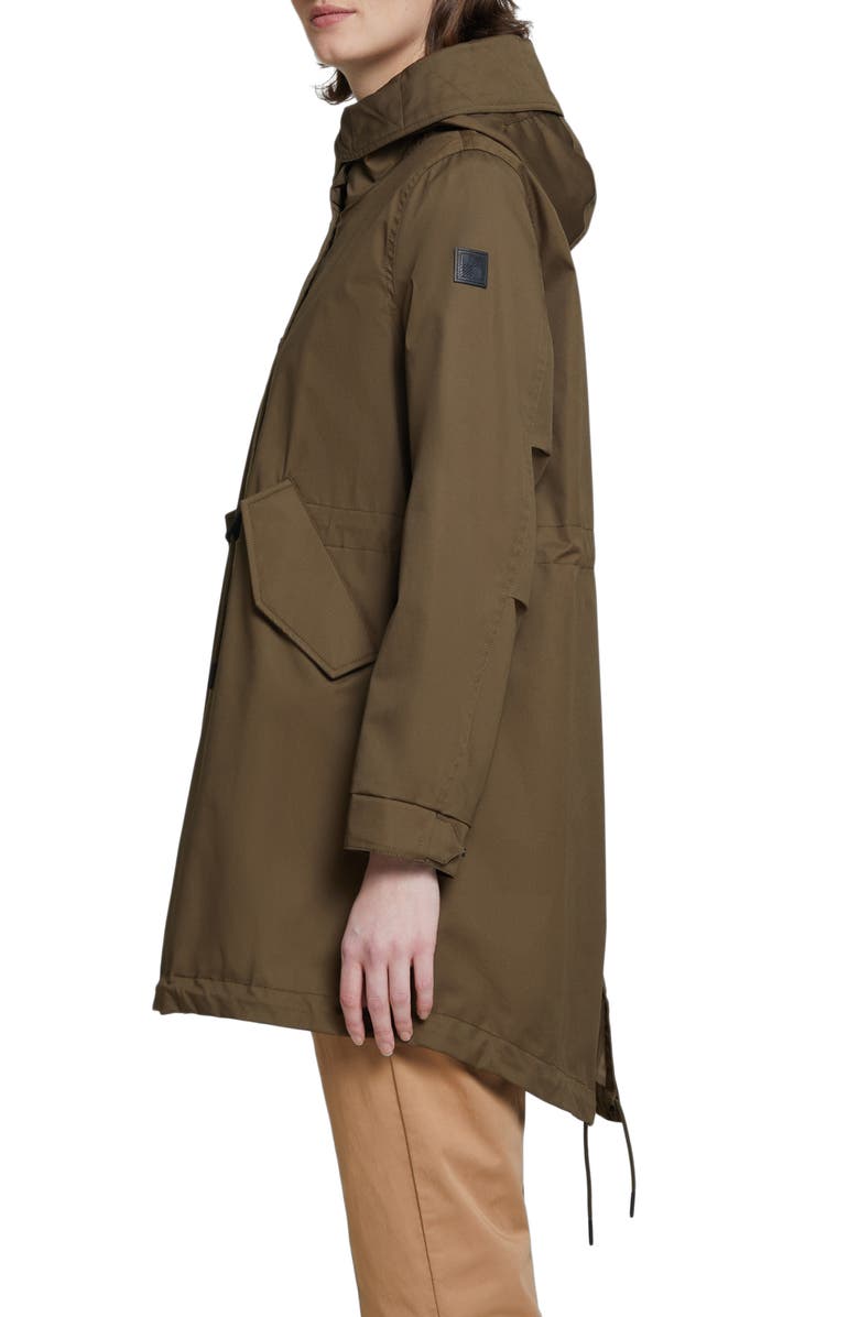 Woolrich Water Resistant Hooded Raincoat, Alternate, color, 