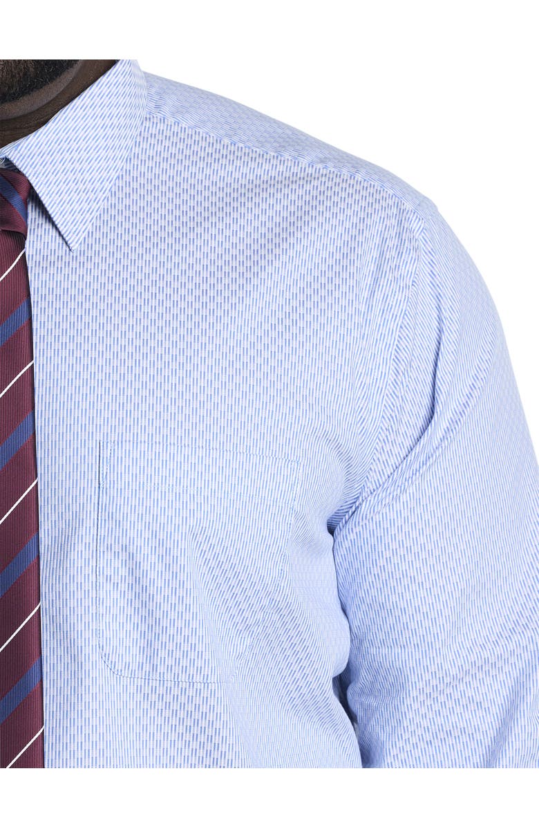 Oak Hill by DXL Grid Patterned Dress Shirt, Alternate, color, 