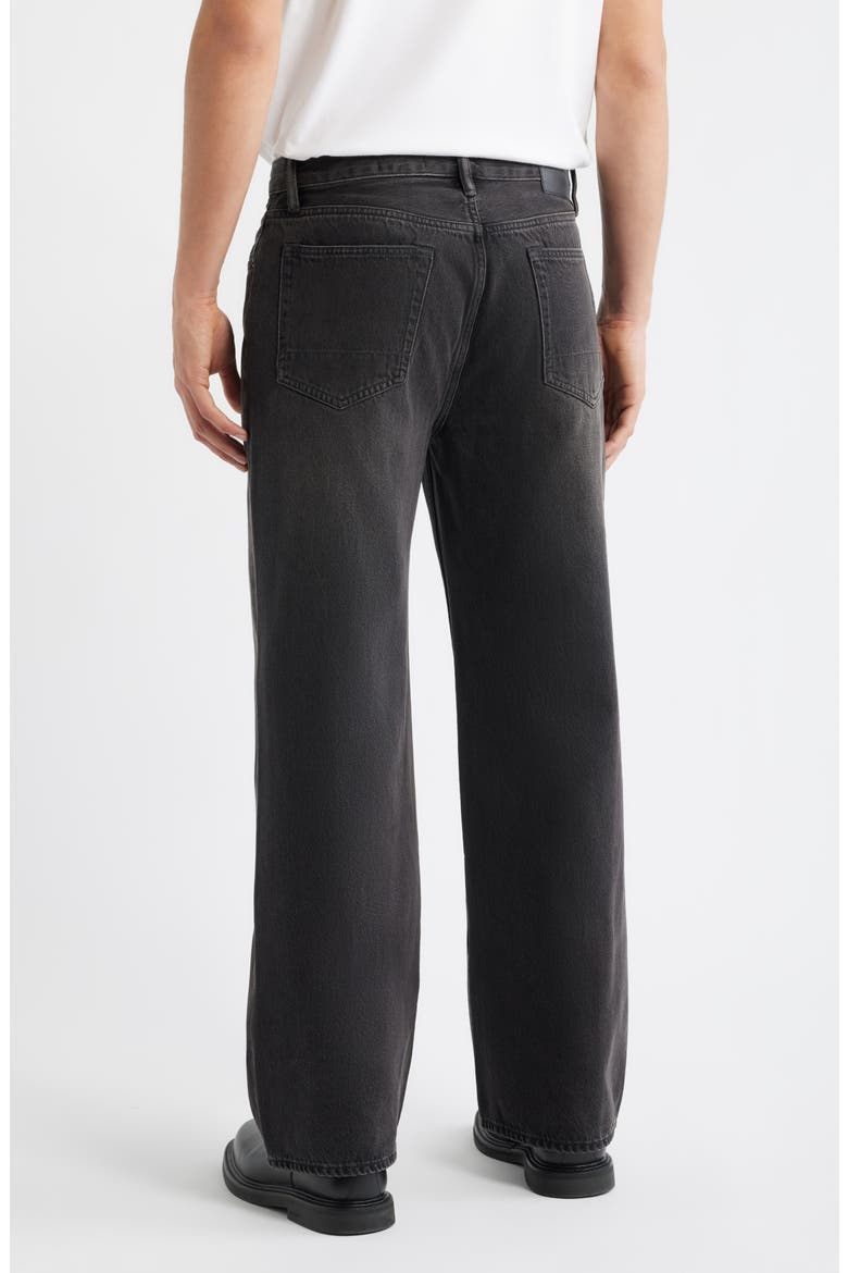 Lenny Straight Leg Jeans, Alternate, color, DIRTY BLACK