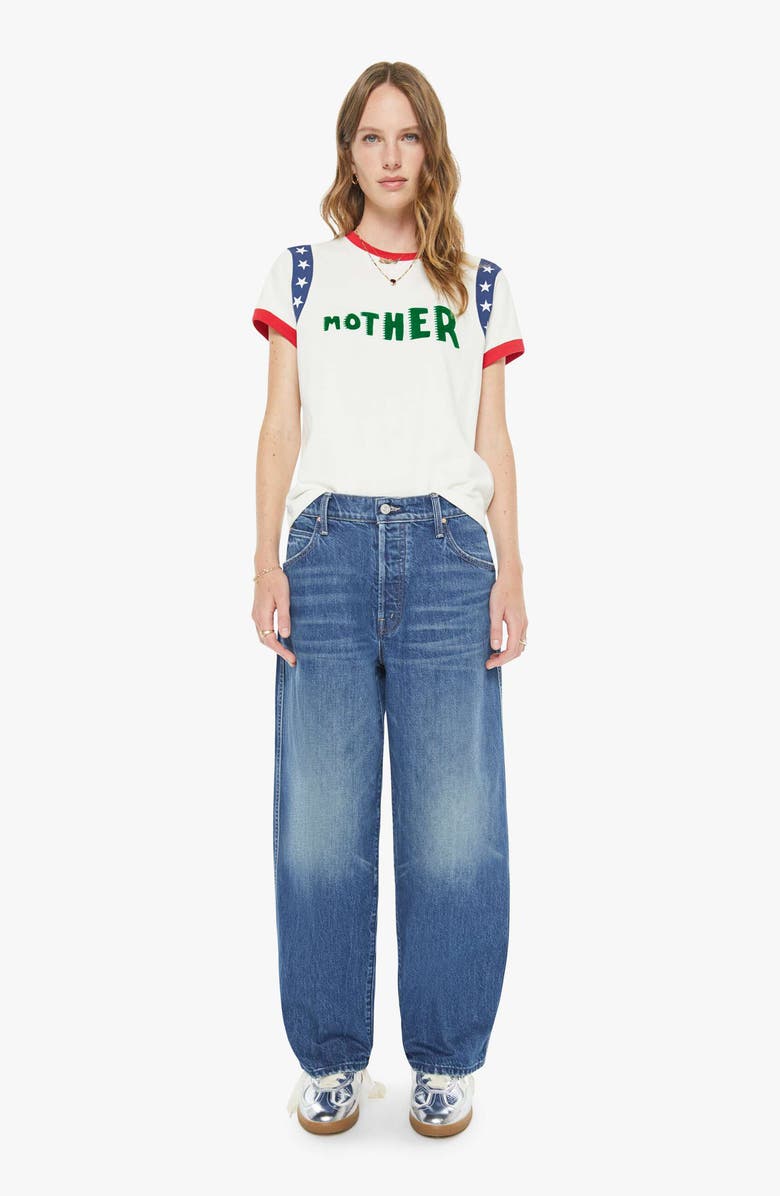 MOTHER The Boxy Goodie Graphic T-Shirt, Alternate, color, Mother Stars