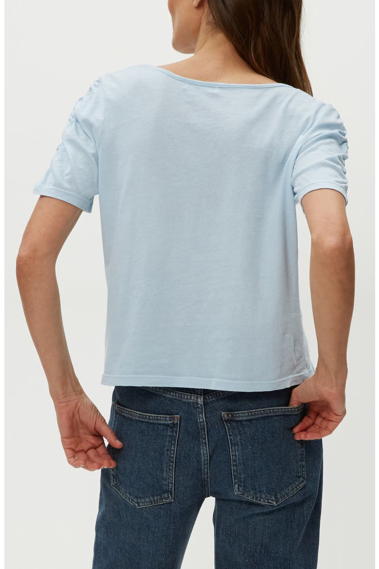 Josie V-Neck Shirt, Alternate, color, FOUNTAIN
