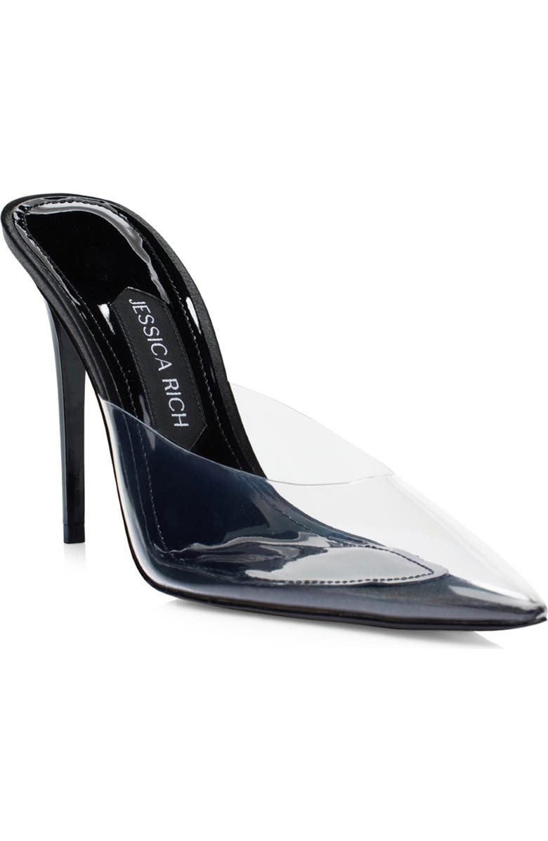 JESSICA RICH So Bossy Pointed Toe Clear Pump, Main, color,