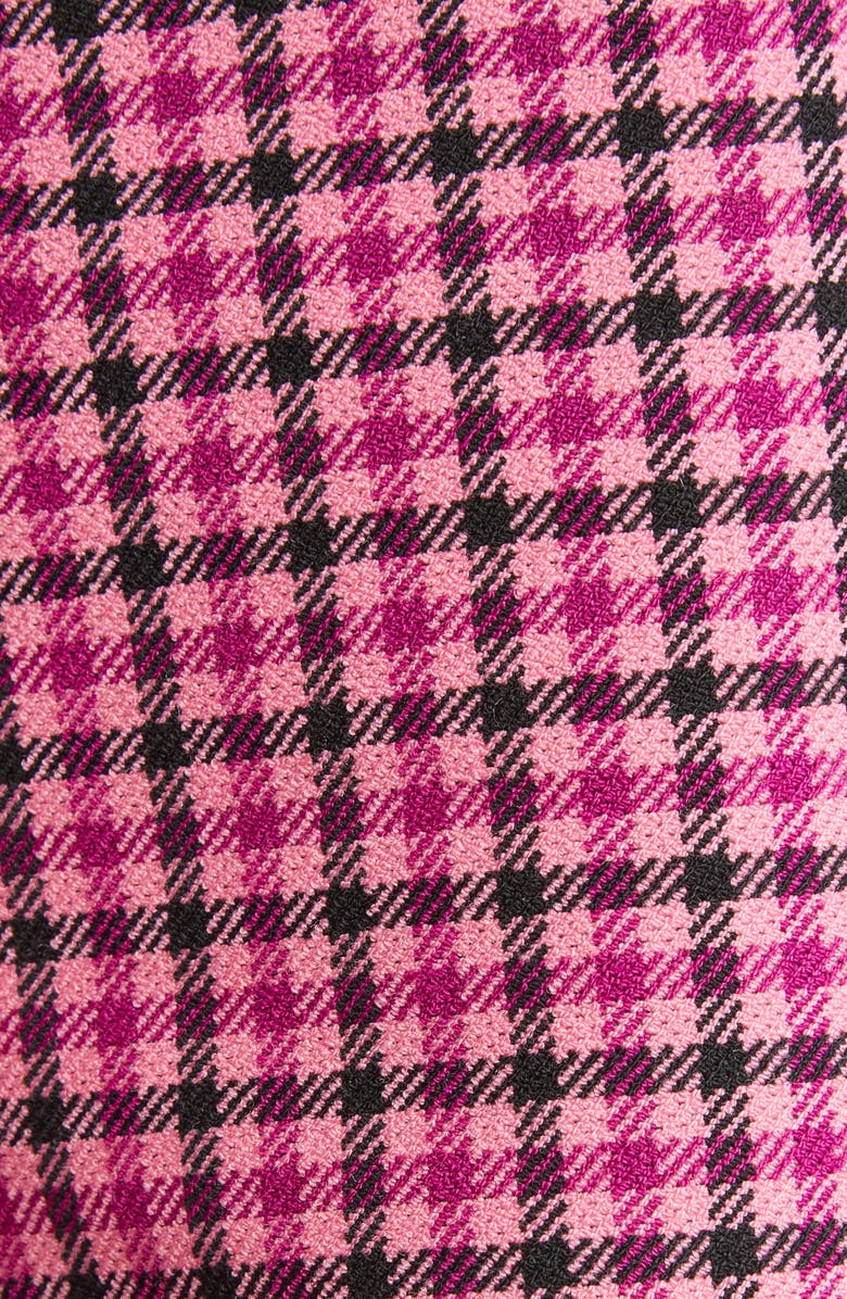 ST. JOHN Mini Plaid Tweed Crop Jacket, Alternate, color, 