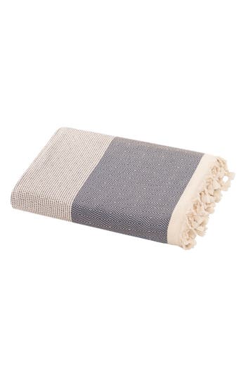 Depera Diamente Cotton Throw Blanket In Gray