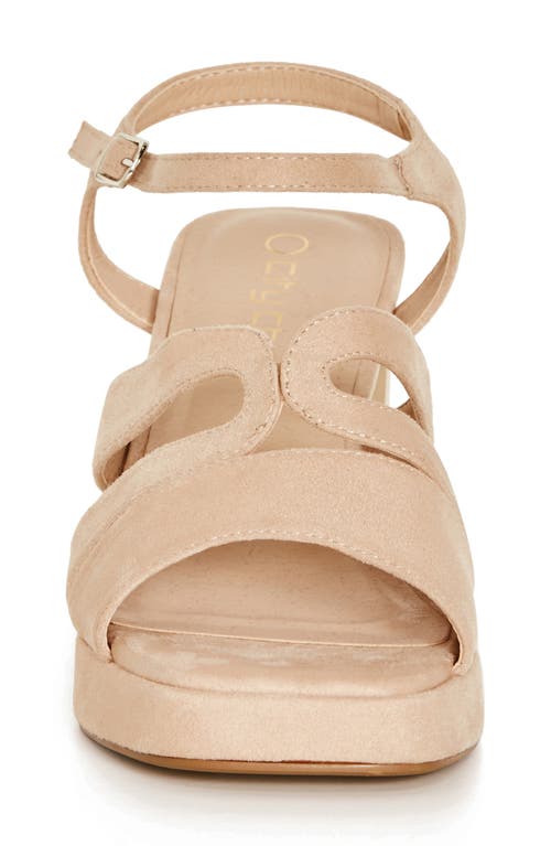 CITY CHIC CITY CHIC COCO PLATFORM SANDAL