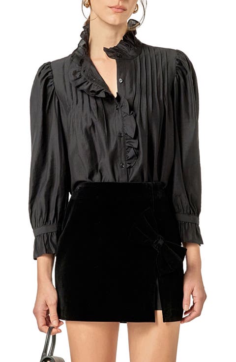 Ruffle Detail Shirt