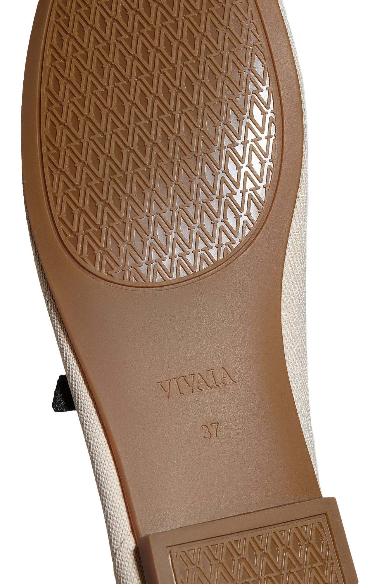 VIVAIA Almond-toe Mary-Jane ballet flats, Alternate, color, Almond Black