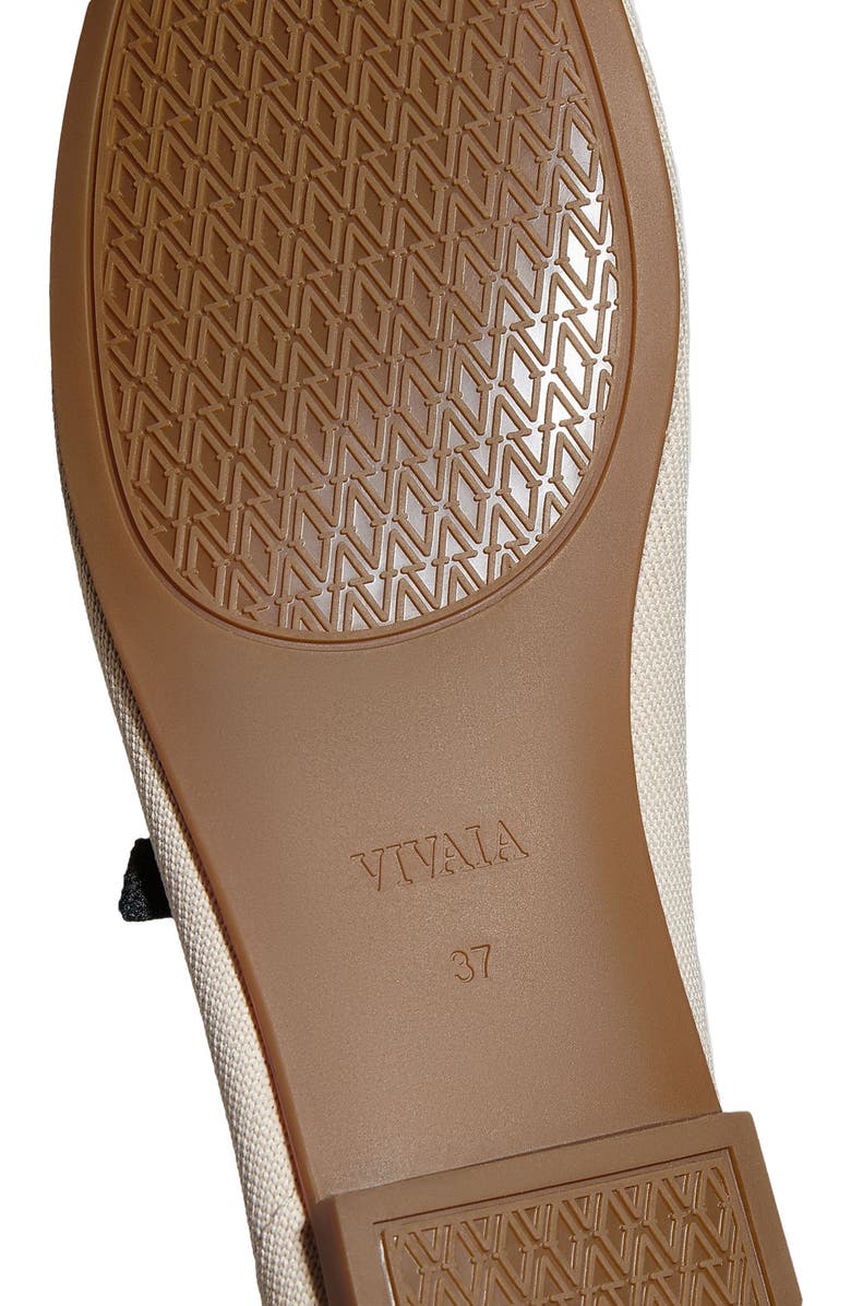 VIVAIA Almond-toe Mary-Jane ballet flats, Alternate, color, Almond Black