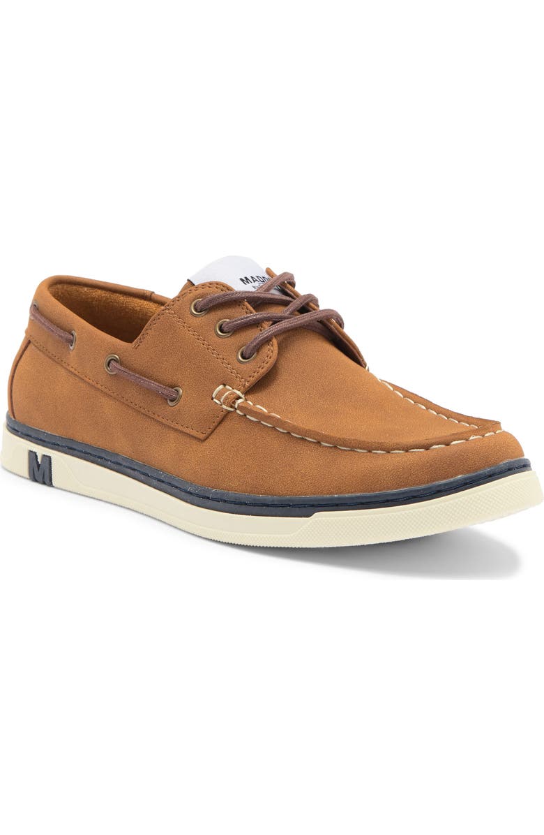 MADDEN Ommny Boat Shoe, Main, color, Cognac
