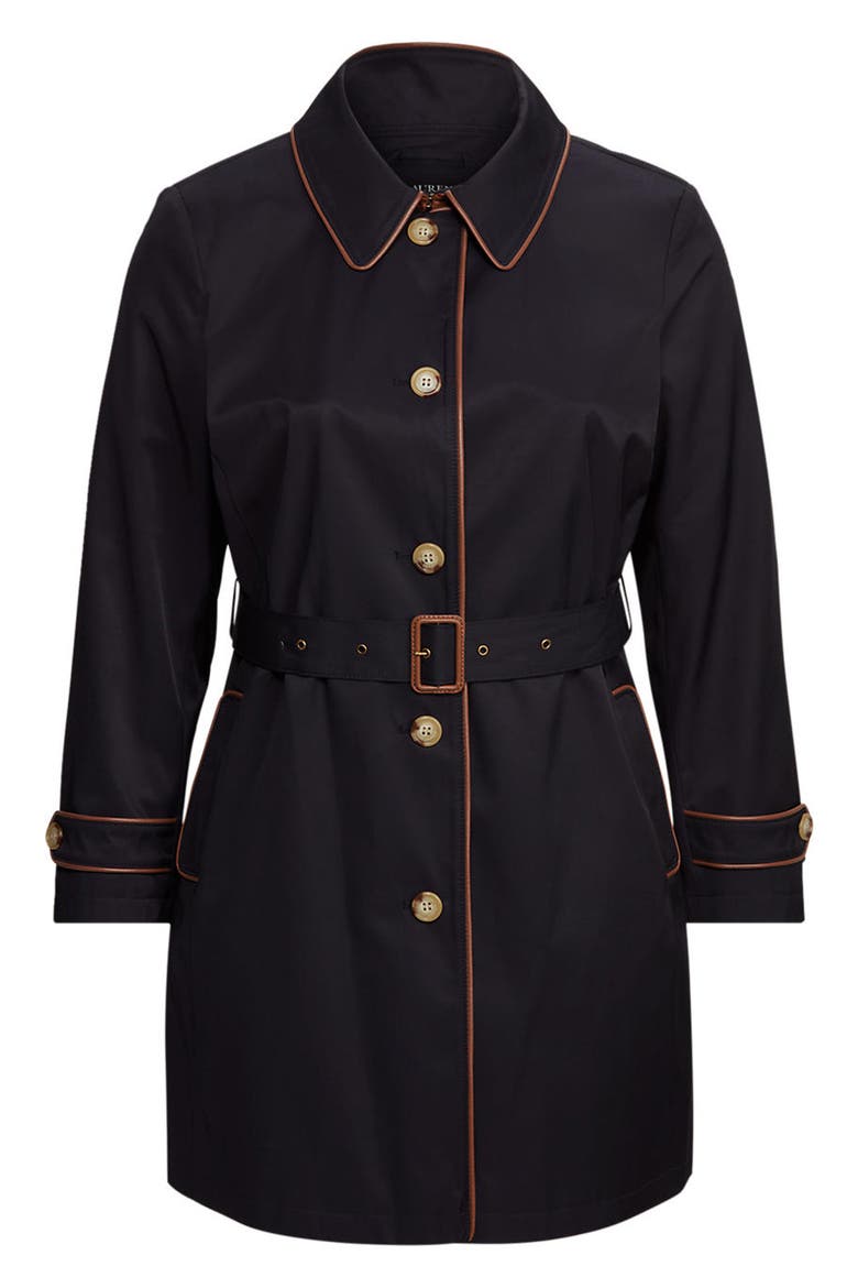 Trench Raincoat, Alternate, color, DARK NAVY