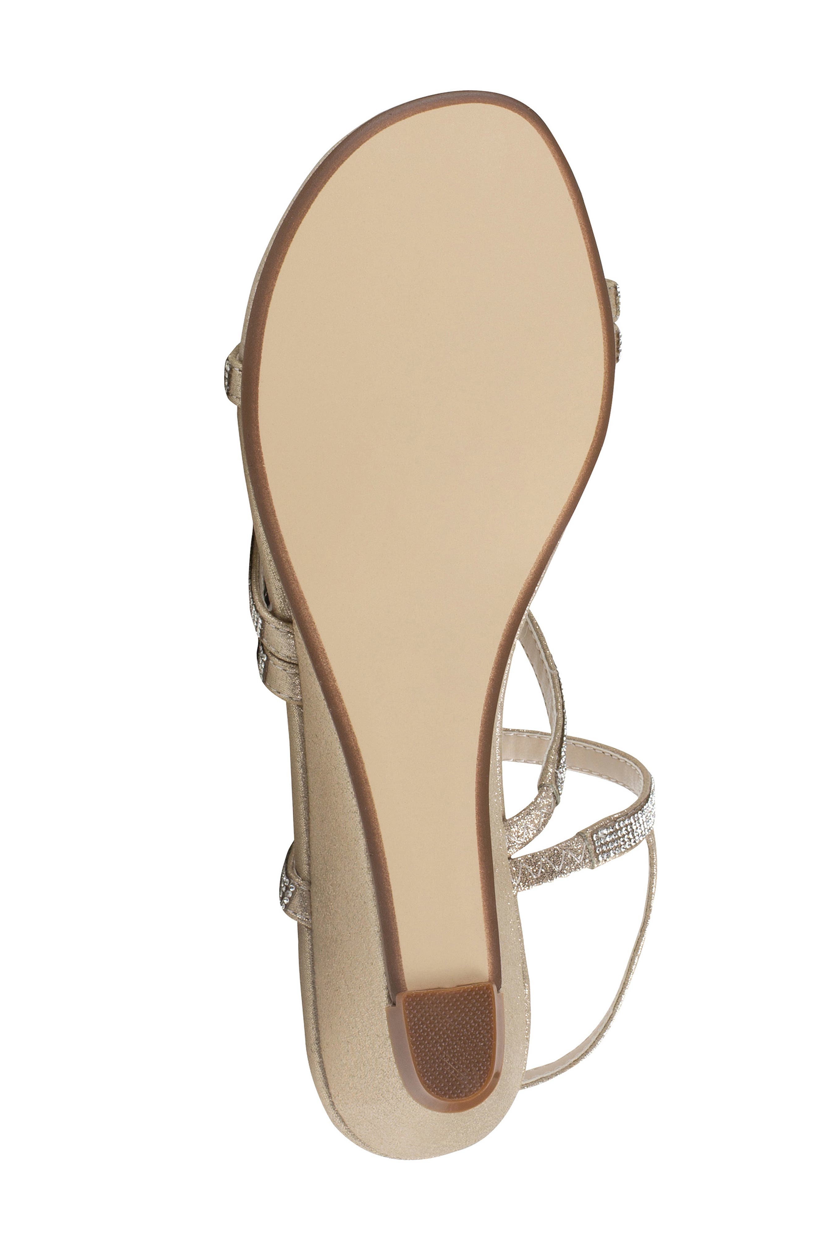 Jodi Slingback Wedge Sandal, Alternate, color, CHAMPAGNE
