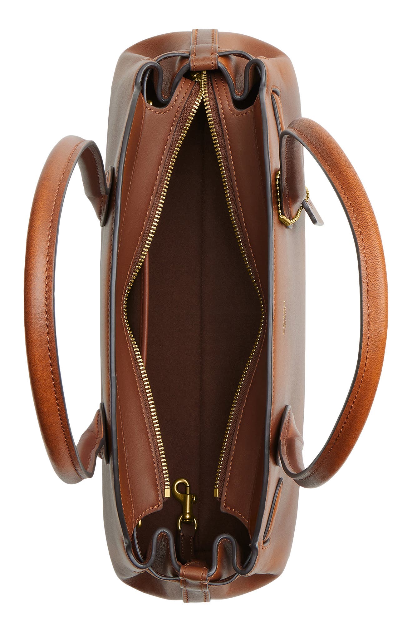 Empire 34 Leather Carryall Bag, Alternate, color, BROWN