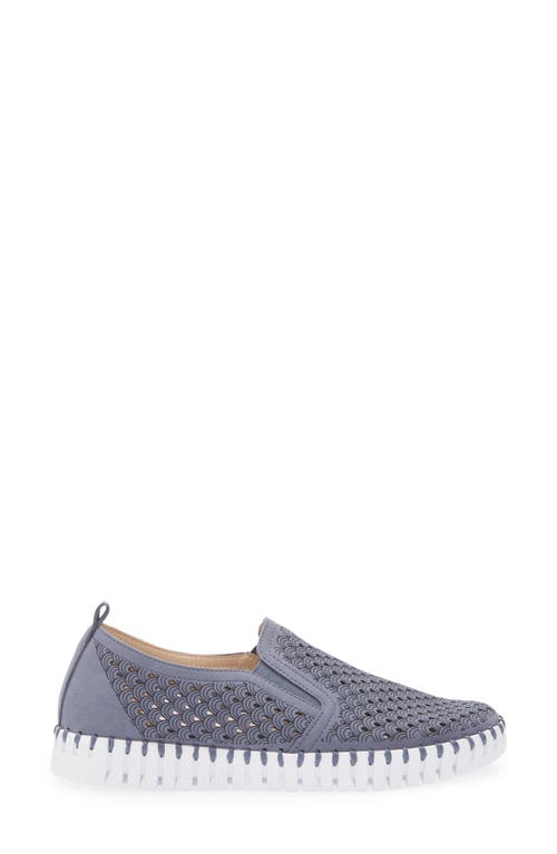 Ilse Jacobsen Tulip Slip-on Sneaker In Grey Blue