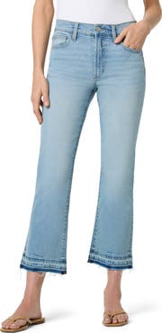 Joe's Release Hem High Waist Crop Bootcut Jeans