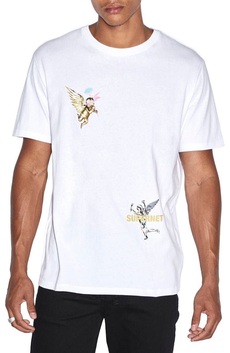 Ksubi Token Kash Cotton Graphic Tee, Main, color, 