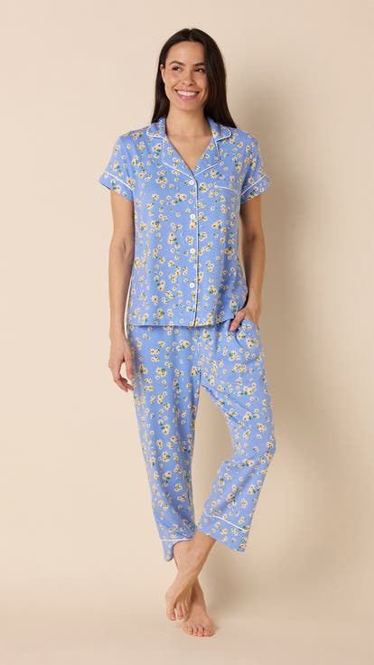 Pima Knit Capri Set