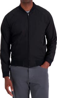 HAGGAR Stretch Gabardine Bomber Jacket