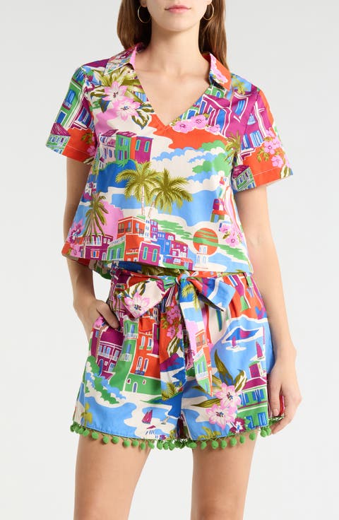 Rumi Town Marlie V-Neck Top