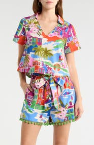 SUGARLIPS Rumi Town Marlie V-Neck Top