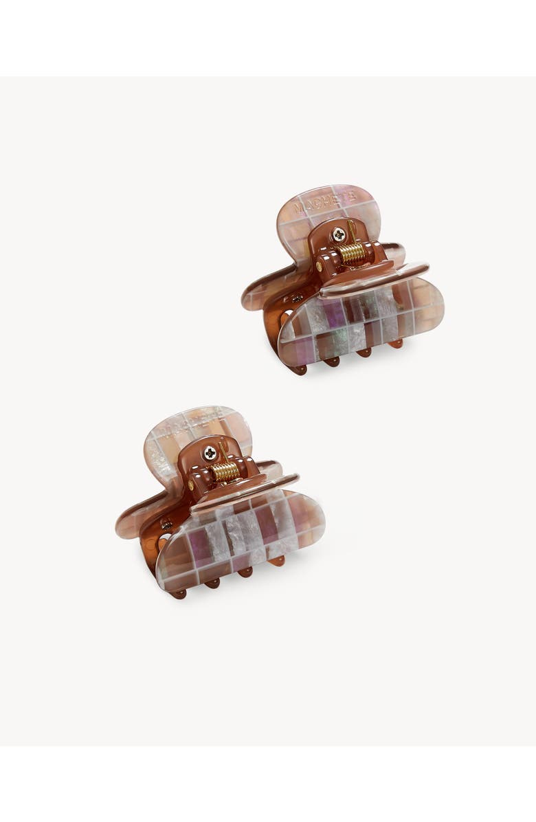 MACHETE Twin Heirloom Claws, Alternate, color, Brown Shell Checker