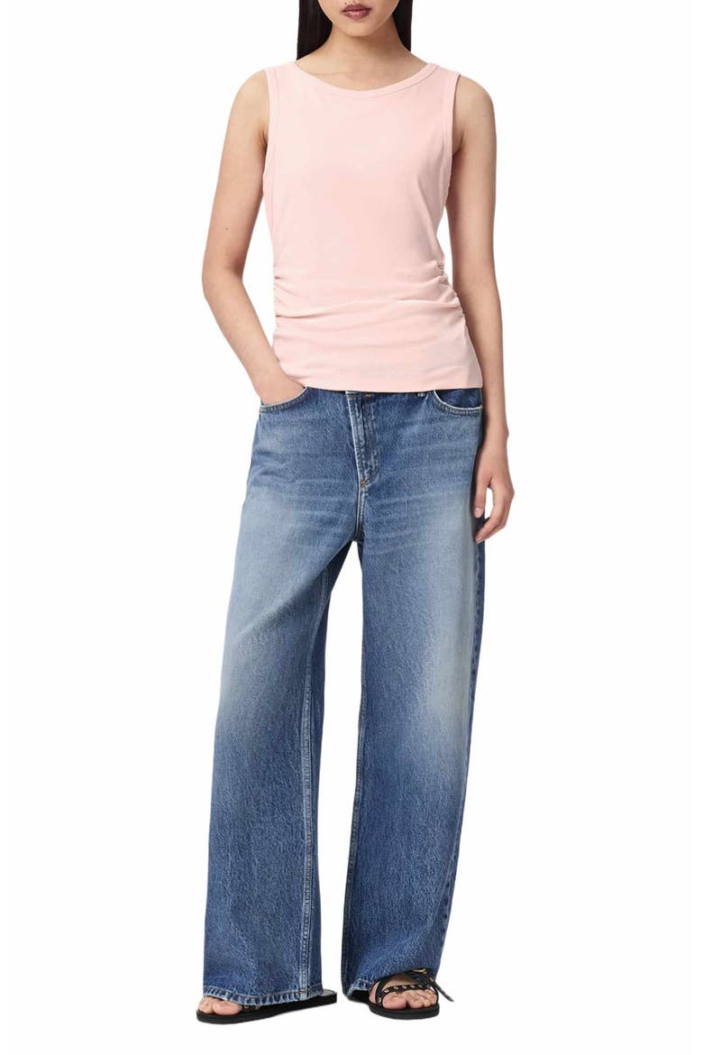 Katarina Side Ruched Top, Alternate, color, CRYSTAL PINK