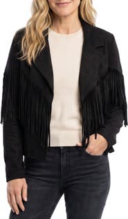Karen Kane Fringe Long Sleeve Jacket