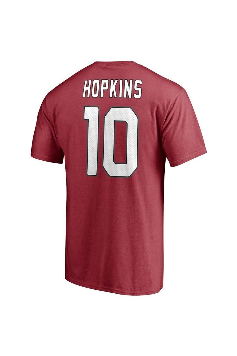 Men's Fanatics Branded DeAndre Hopkins Cardinal Arizona Cardinals Player Icon Name & Number T-Shirt, Alternate, color, CARDINAL